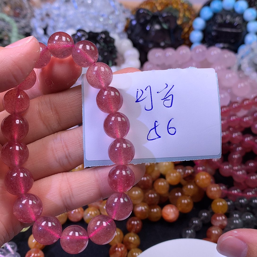 水晶手链未镶嵌叮****～天然