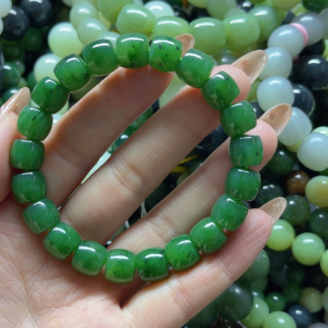 和田玉手串未镶嵌