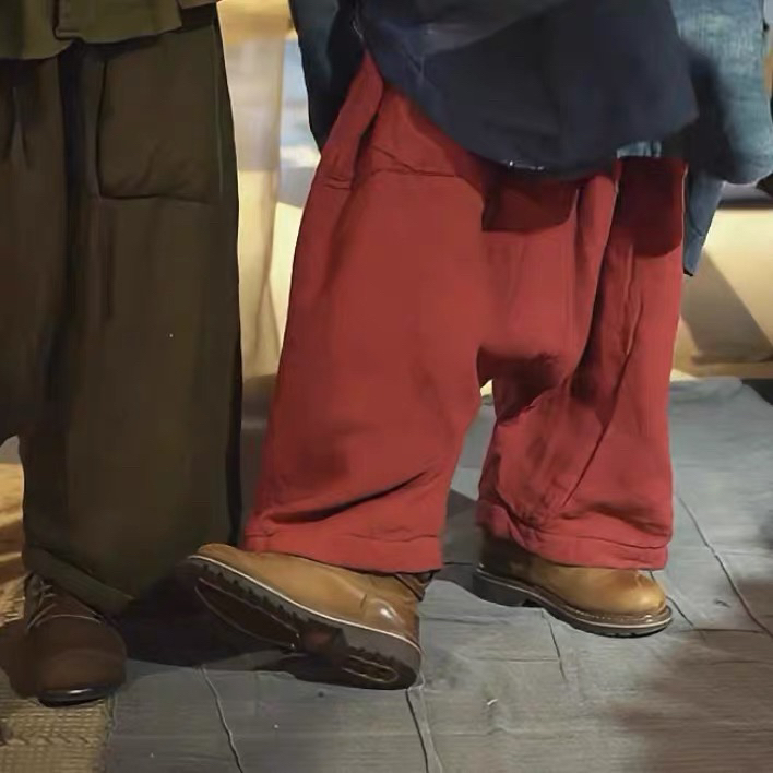 沉香布衣草堂亚麻棉裤长裤自制夹棉吊裆休闲裤25w11281