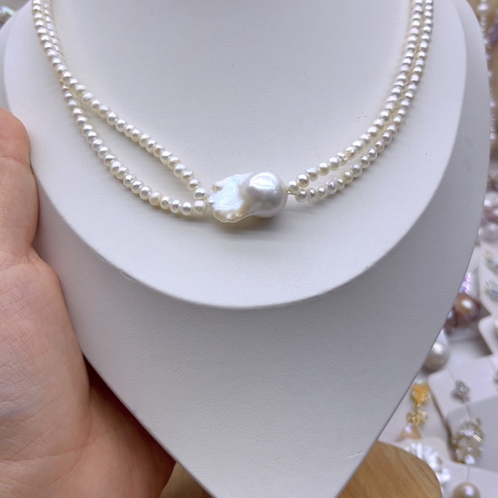 淡水珍珠颈饰未镶嵌