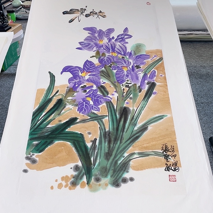 国画张圣敏先生纯手绘作品