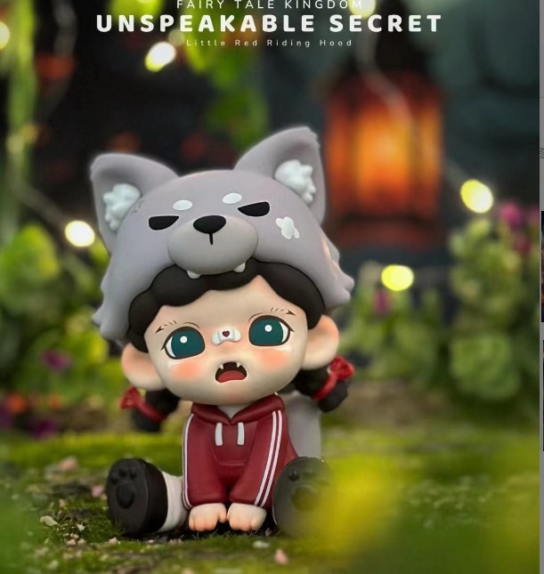 （欧啦啦）【幸运大转盘】萌粒看后五位数字盲盒可爱摆件