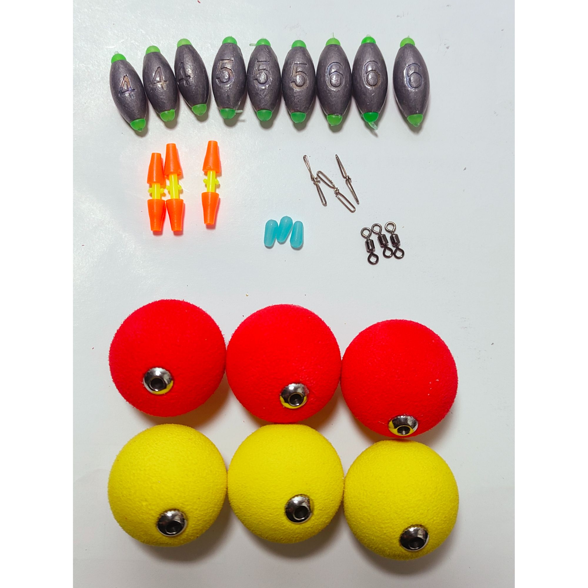 路亚逗钓套装路亚逗钓配件快拆别针八字阿环洛阳球钓组球球钓组