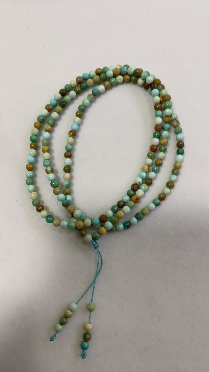 天然原矿绿松石多圈