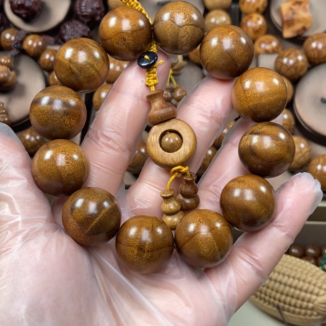 金丝楠手串/手链半**水