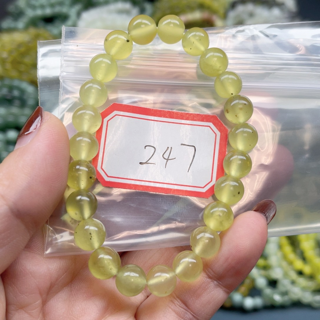 未镶嵌蛇纹石玉手串