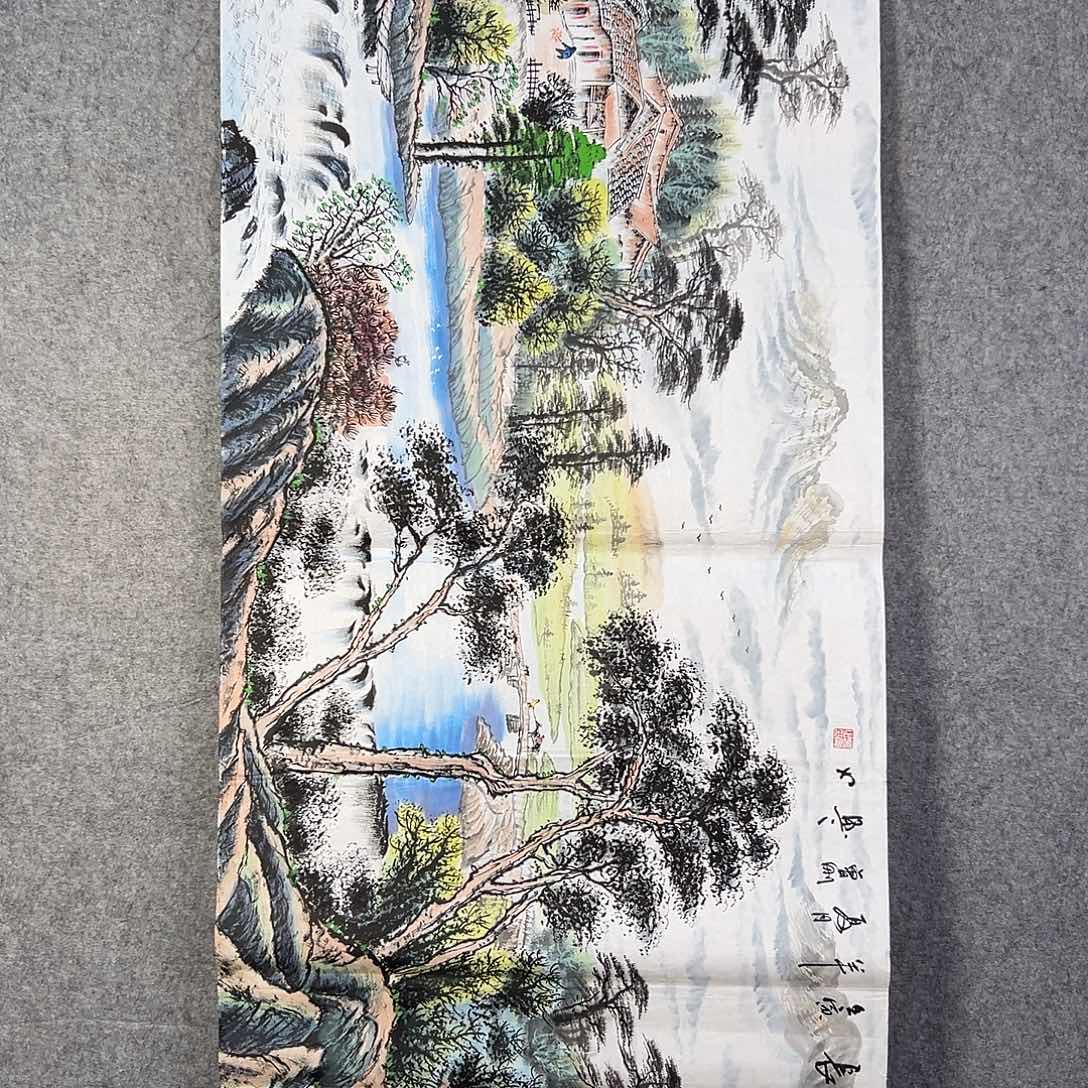 国画969 花鸟在此鸣叫时还要一