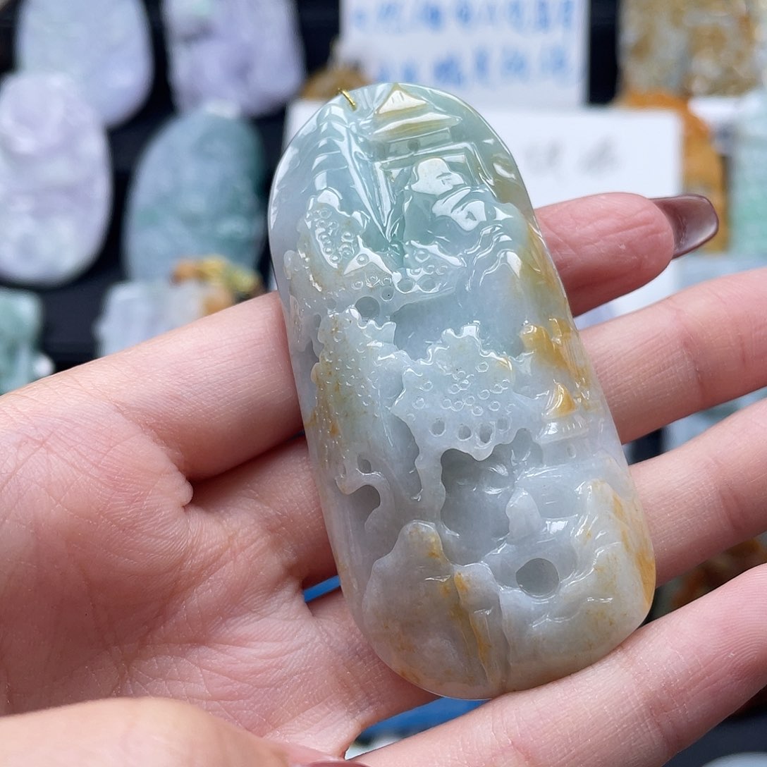 翡翠吊坠(不含链)未镶嵌