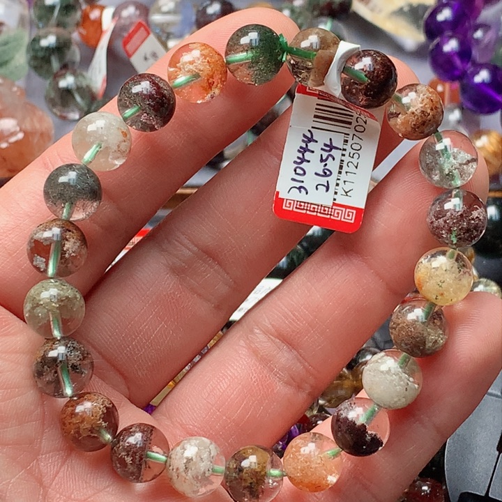 水晶手串未镶嵌天然