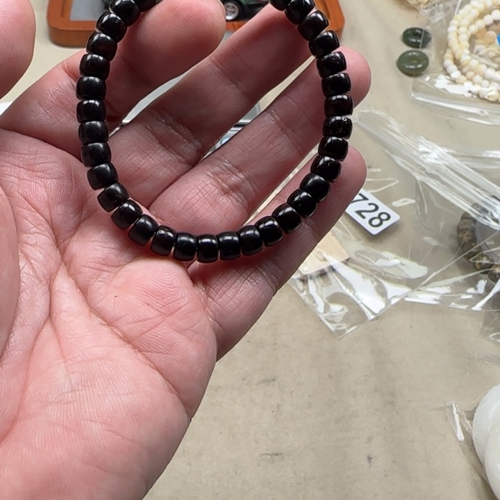 白玉菩提吊坠黑色2426