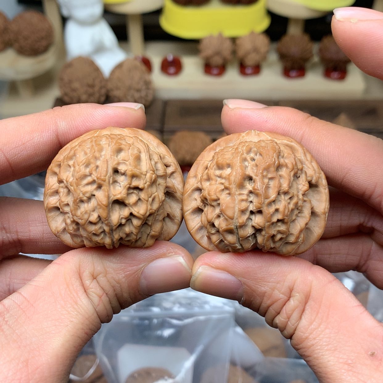 【闪购商品】文玩核桃把件全品平谷血麒麟42文玩核桃