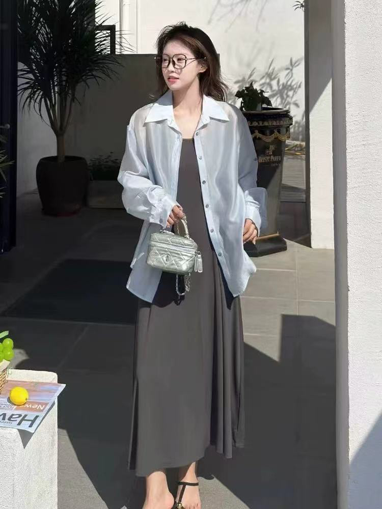 防晒衬衣女款夏季2025爆款防晒衬衣薄款外搭女上衣