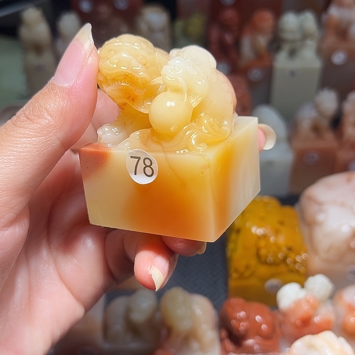 老挝石老挝保利石印章