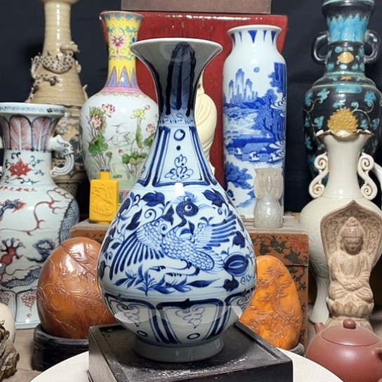 瓷片青花瓷器手工制作