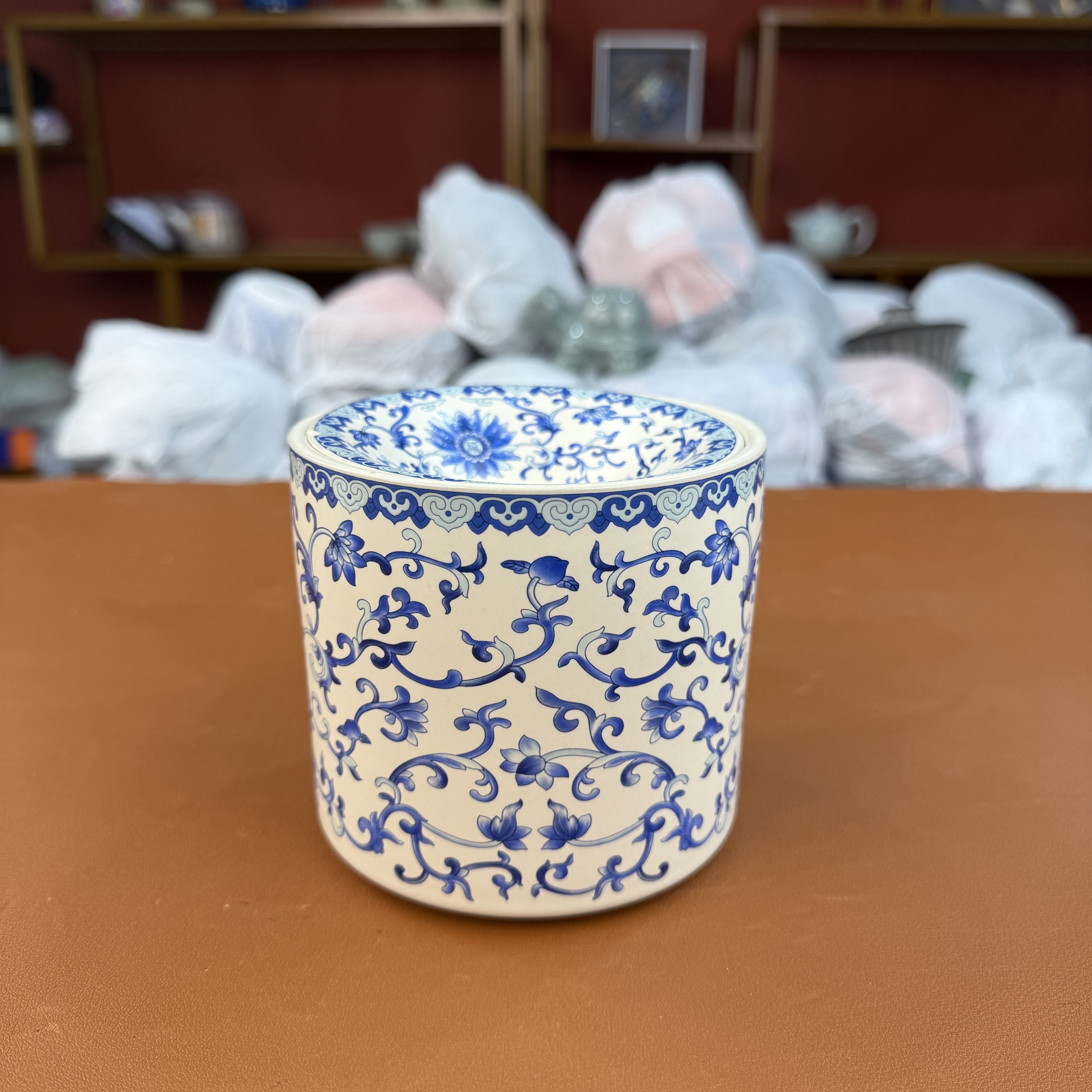 缠枝莲烟灰缸@@G497