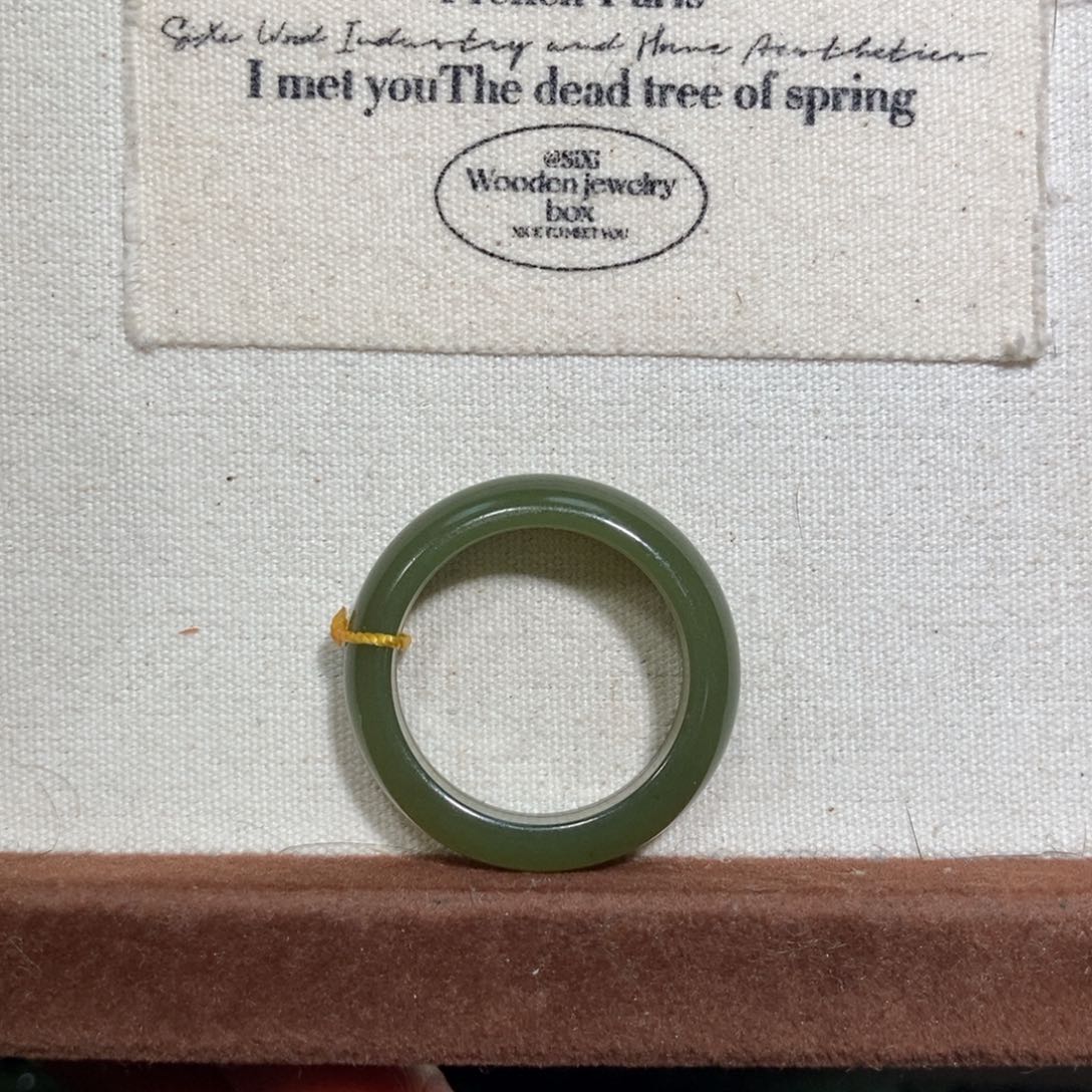 和田玉（糖玉）戒指未镶嵌