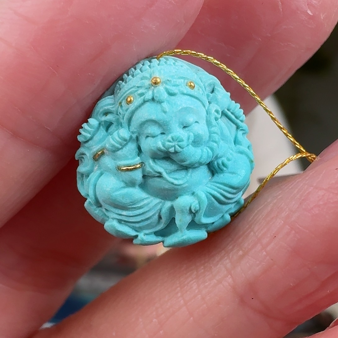 绿松石珠宝奇石未镶嵌