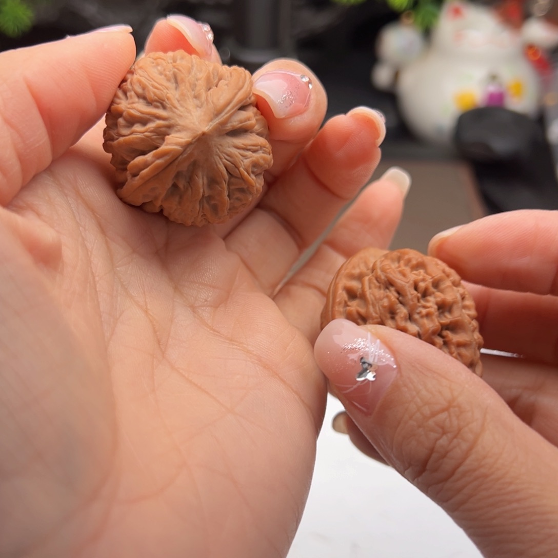 文玩核桃把件莲花33