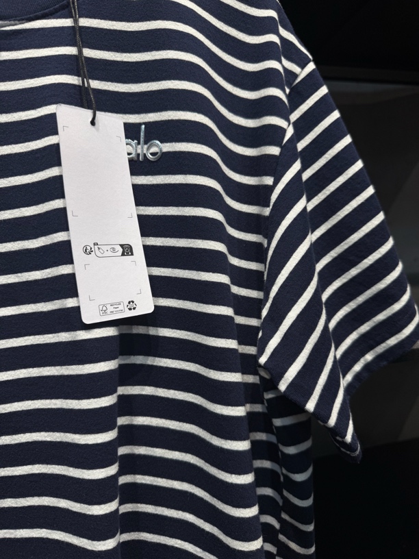 外单！AL重磅条纹短袖