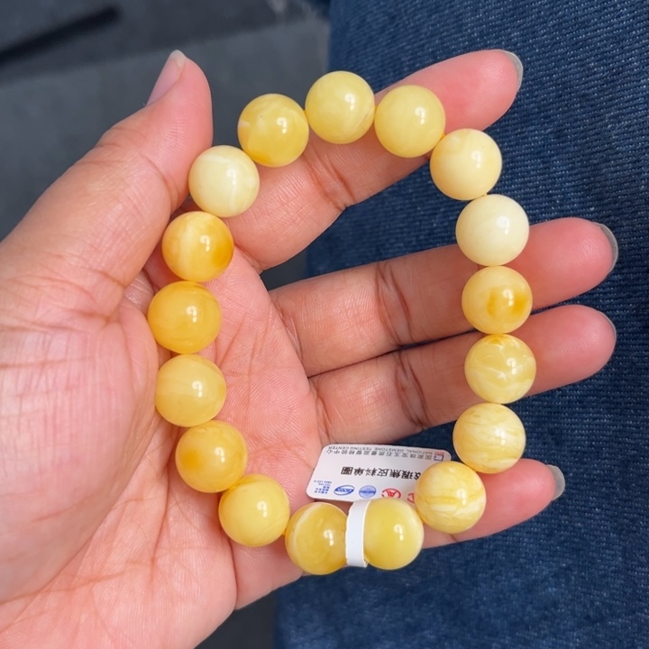 琥珀未镶嵌珠宝奇石M210号12+妖花微瑕