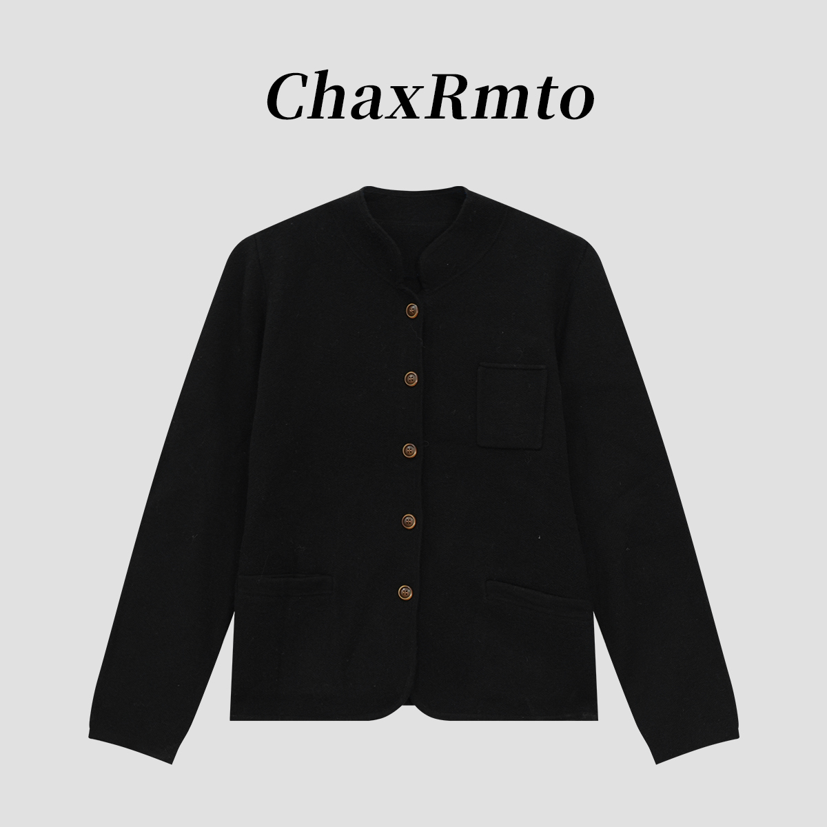 ChaxRmto斯斯25款“松弛高级”单排扣设计开衫外套TX1415