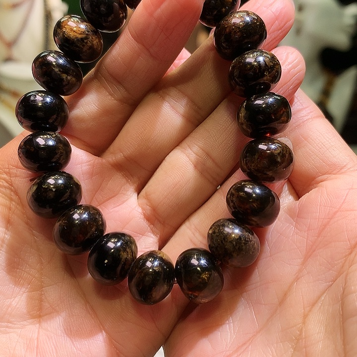 琥珀裸石未镶嵌流**雲琥珀