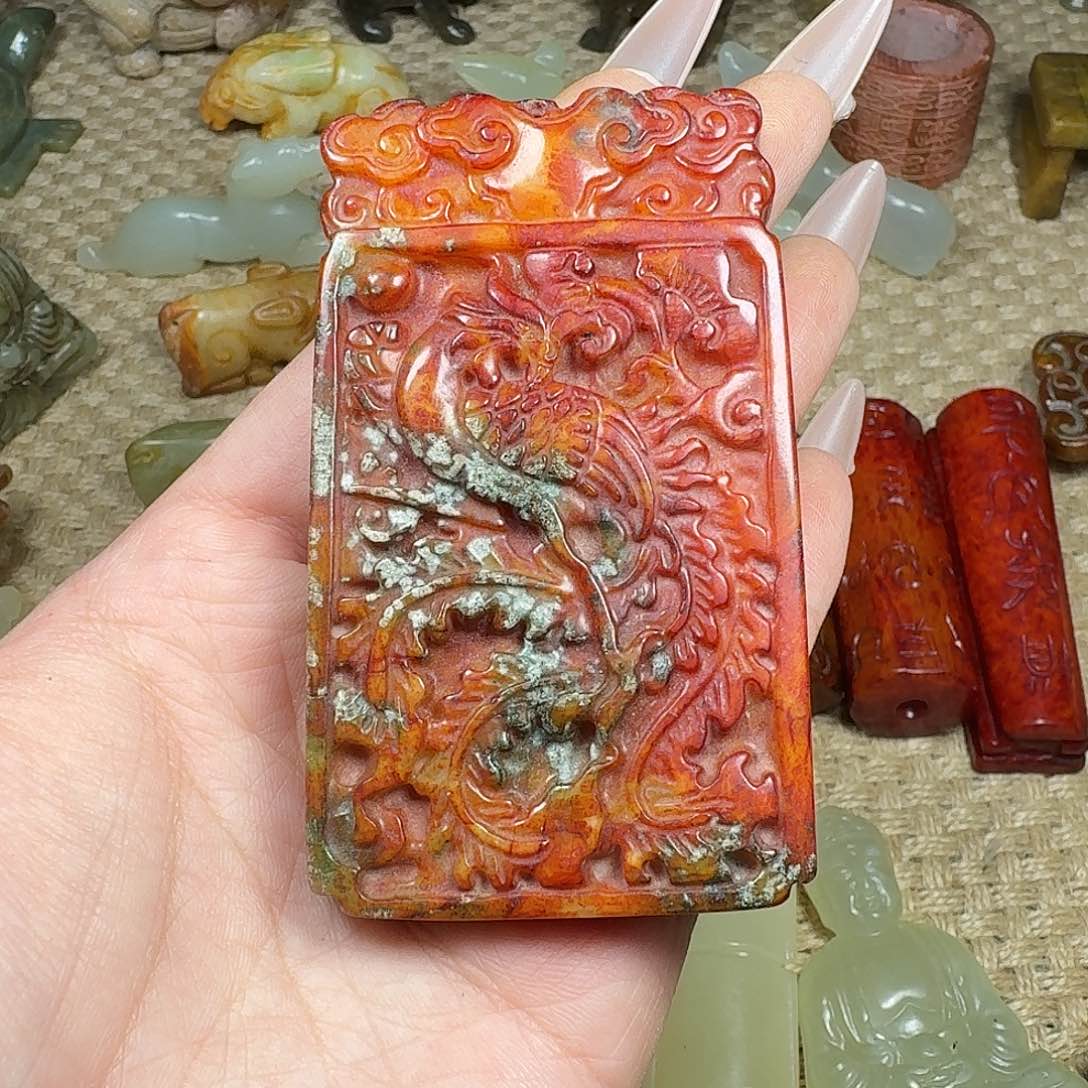 白玉菩提吊坠挂件