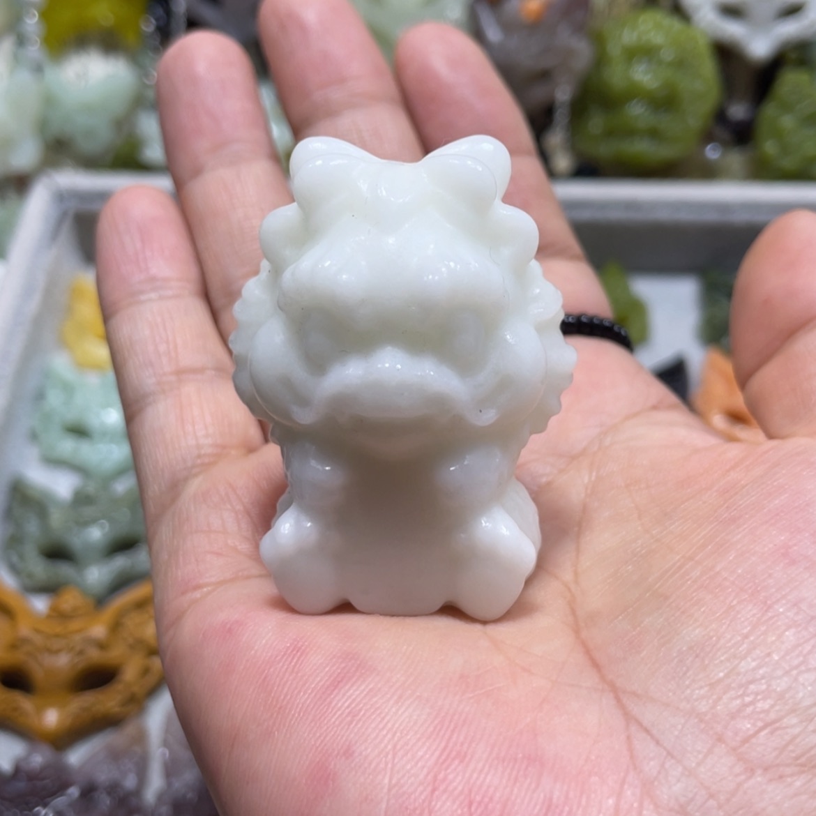 【闪购商品】岫玉颈饰未镶嵌77手把