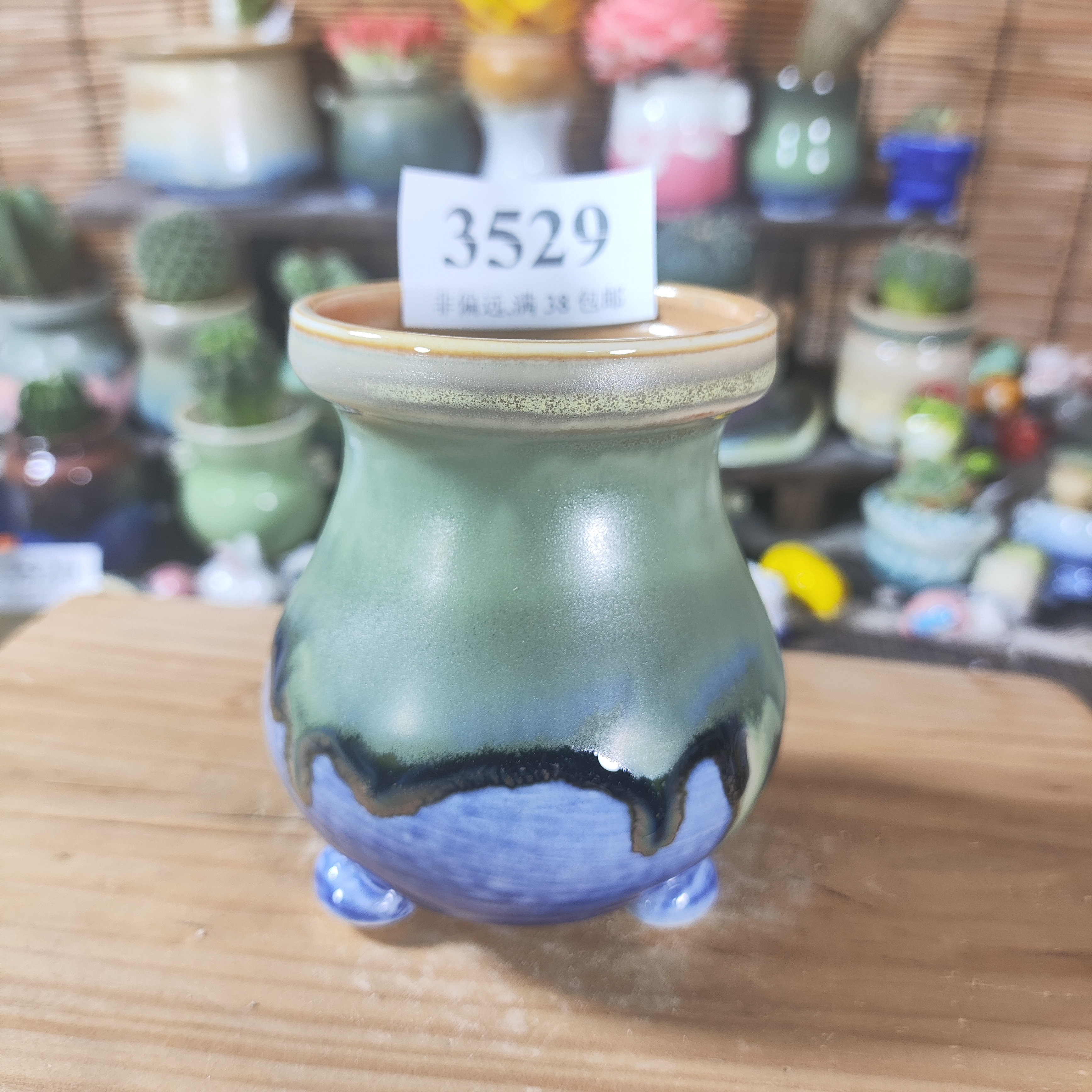 口5高8，3529手工创意多肉花盆摆件迷你多景德镇纯手工制做