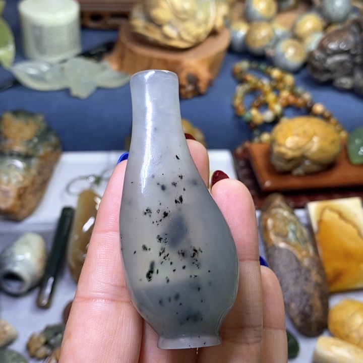 蛇纹石玉岫玉未镶嵌