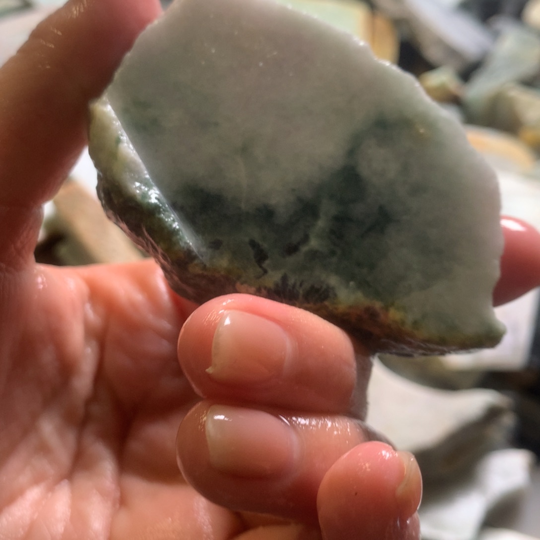 翡翠颈饰未镶嵌缅甸翡翠