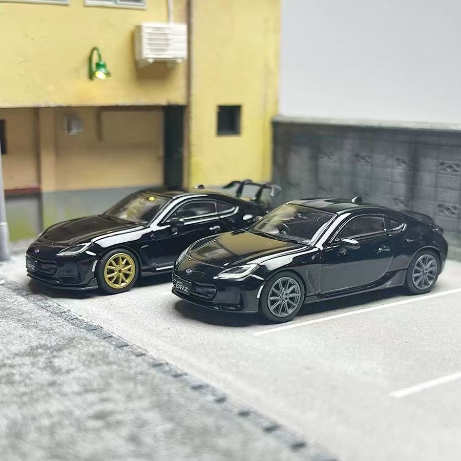 hobby1:64 斯巴鲁 BRZ 合金汽车模型静态收藏摆件