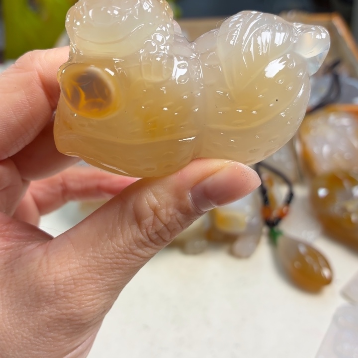 玛瑙/玉髓未镶嵌吊坠(不含链)