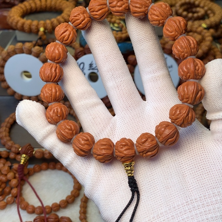 手串桃核秦岭龙纹
