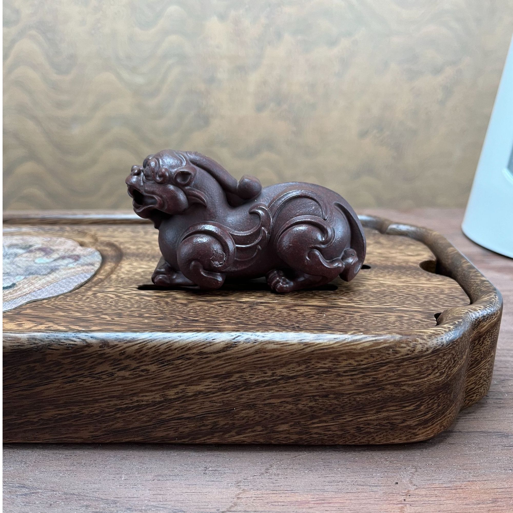 古铜泥i貔貅紫砂茶宠