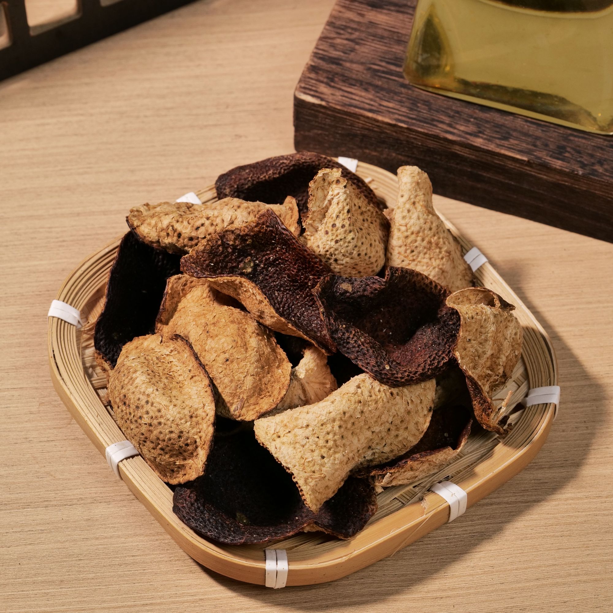 【周生专属】2012年新会老陈皮自然生晒老树茶枝柑断片