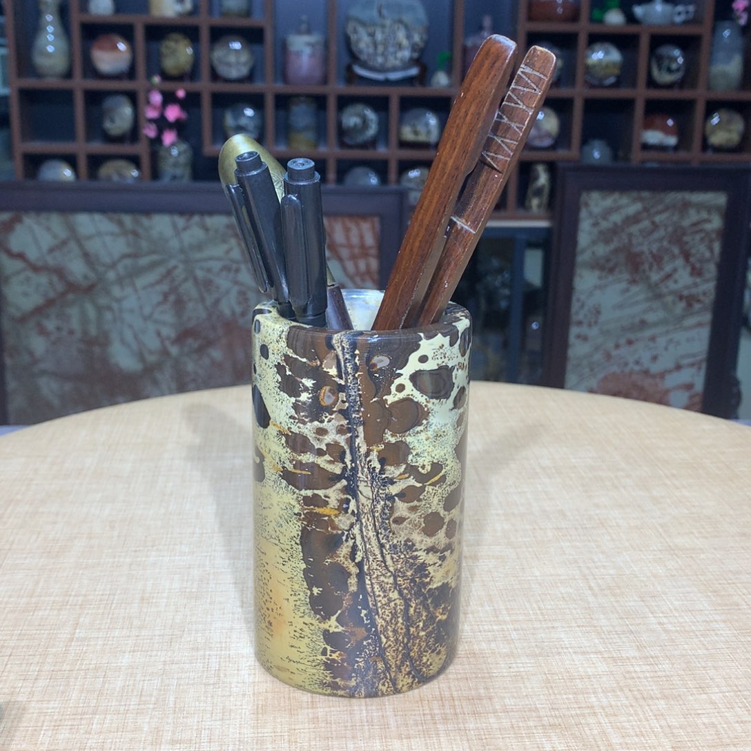 紫砂广西国画石摆件，收藏观赏