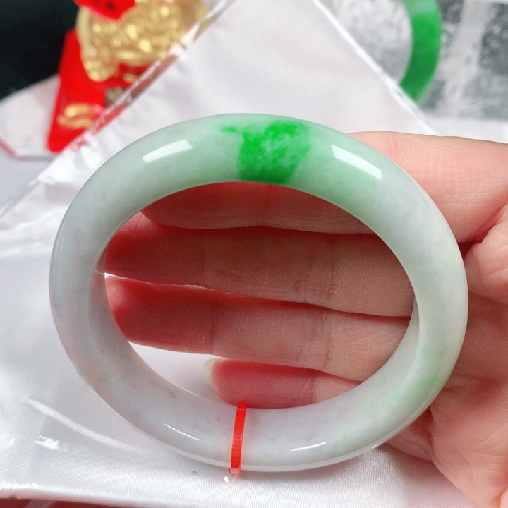 未镶嵌手镯翡翠  编号S5800 正圈55