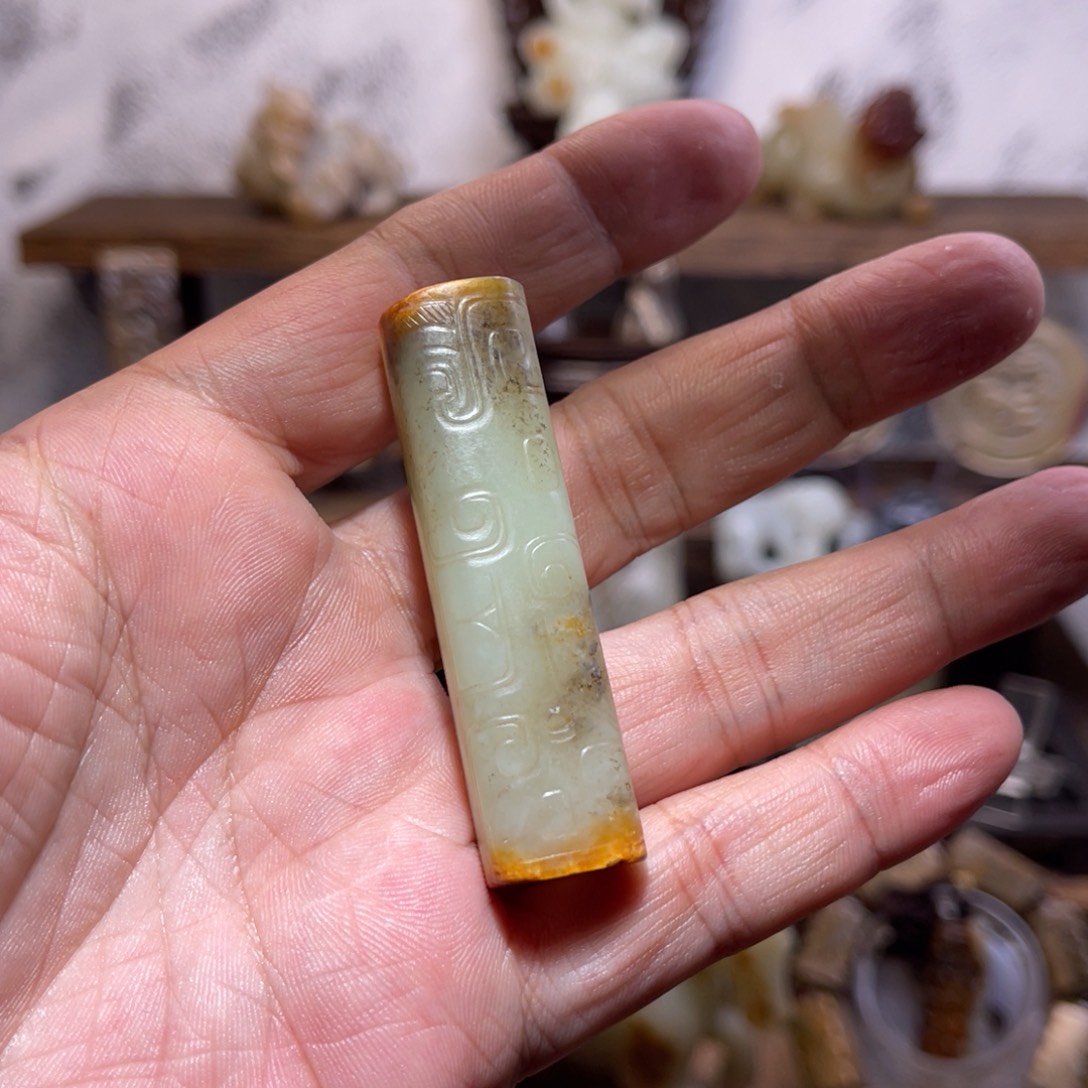 和田玉挂件未镶嵌乐*央