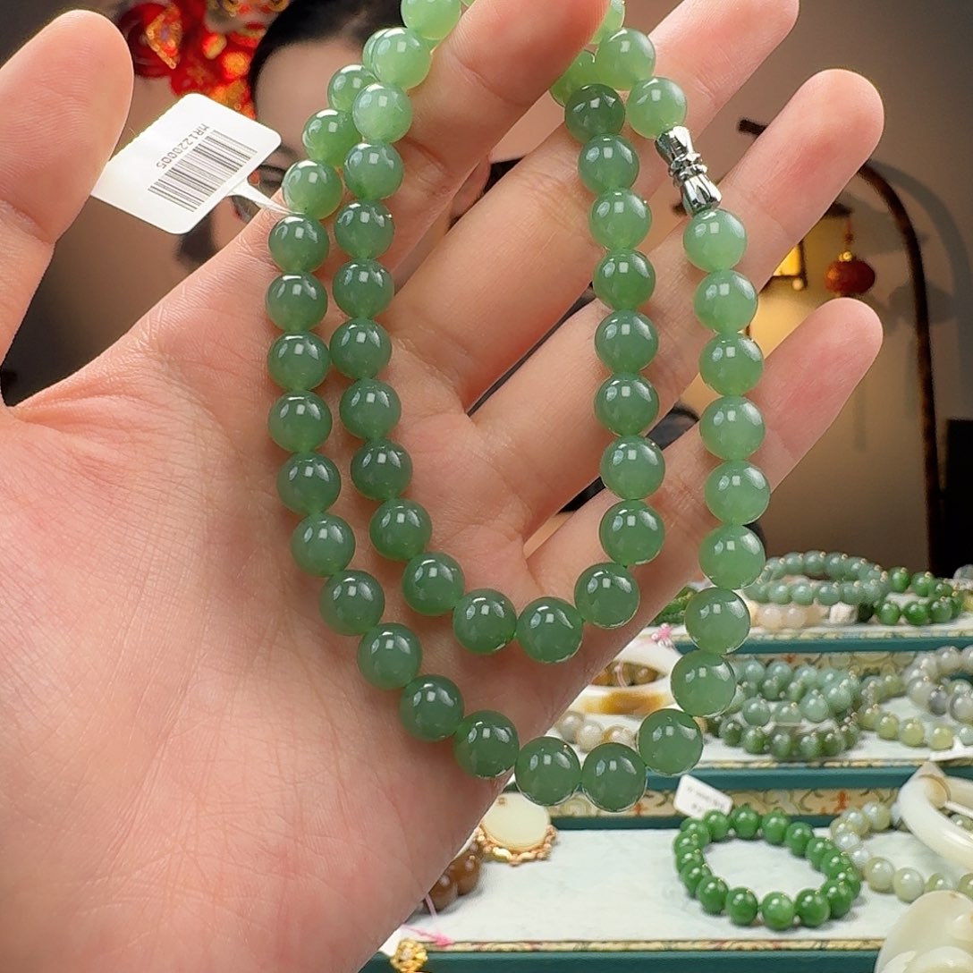 和田玉手串未镶嵌