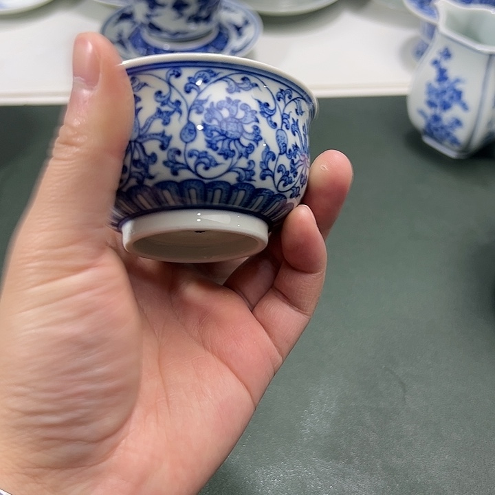 缘***…微瑕柴窑炉式杯碎片2