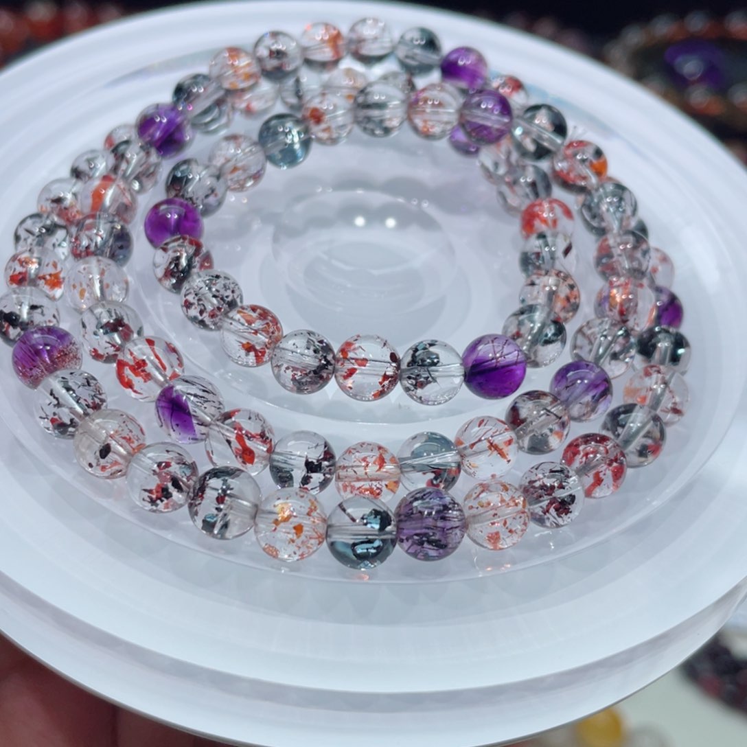 水晶手链未镶嵌超七手链