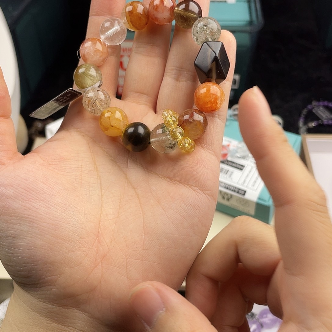 手链银S925镶嵌水晶