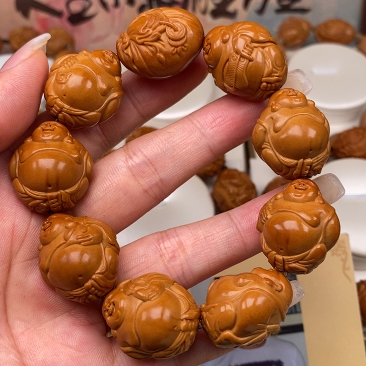橄榄核手串/手链雕刻艺术
