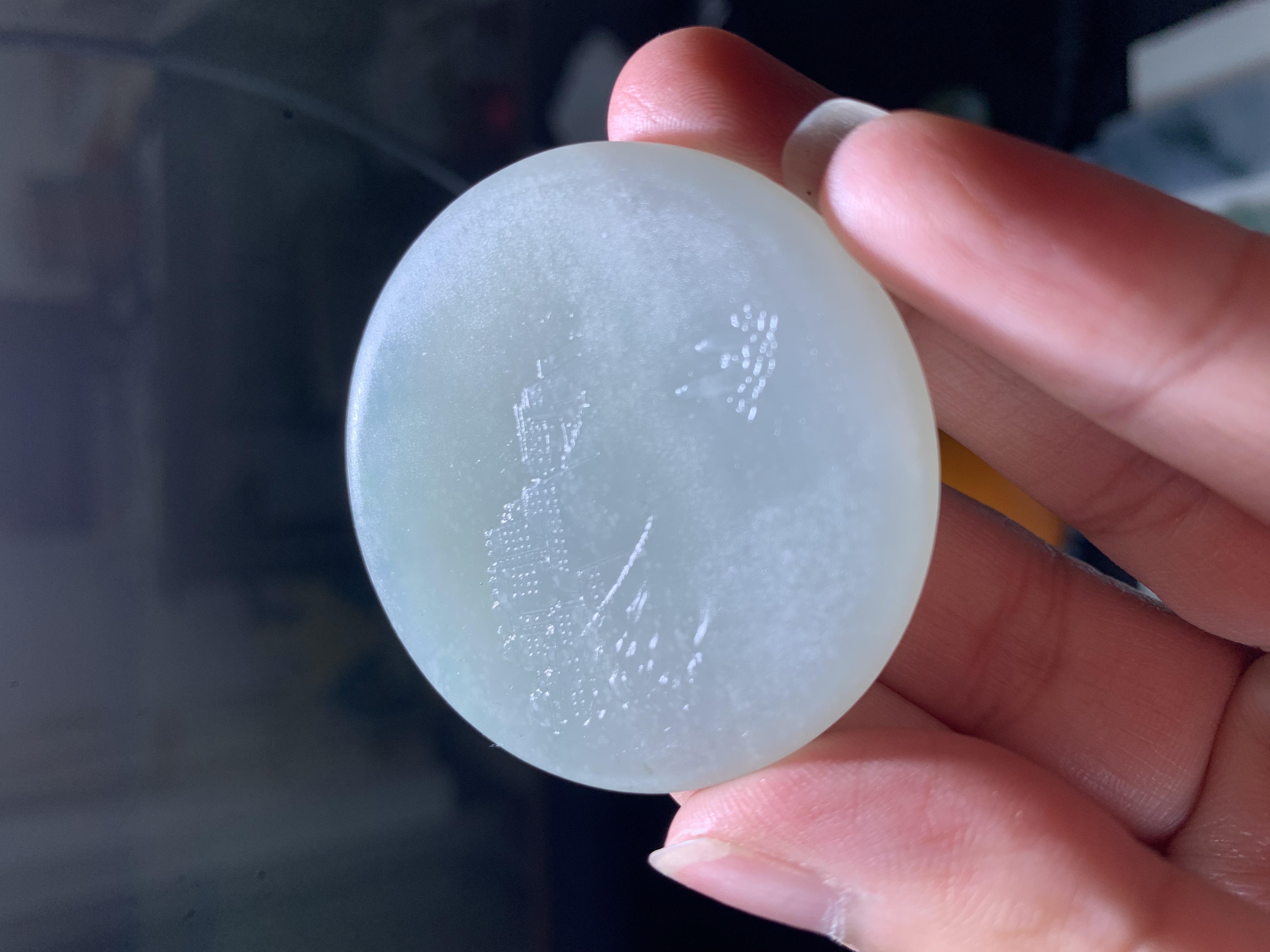 翡翠山水毛货无鉴赏期