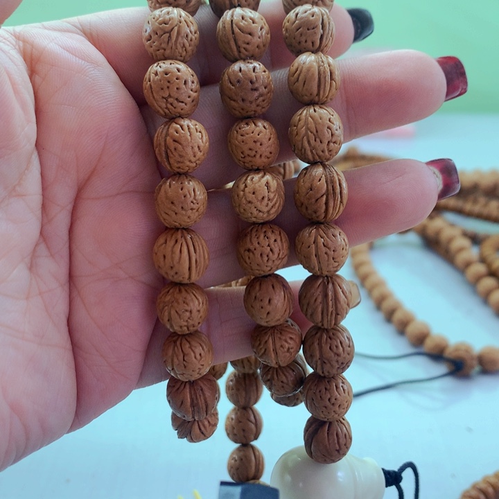 灵**斌桃核脖挂精工原皮