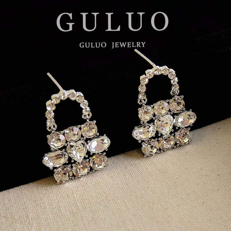 合金耳饰 TWINS LULU 925银针包包耳环女生2025新款爆款高级感