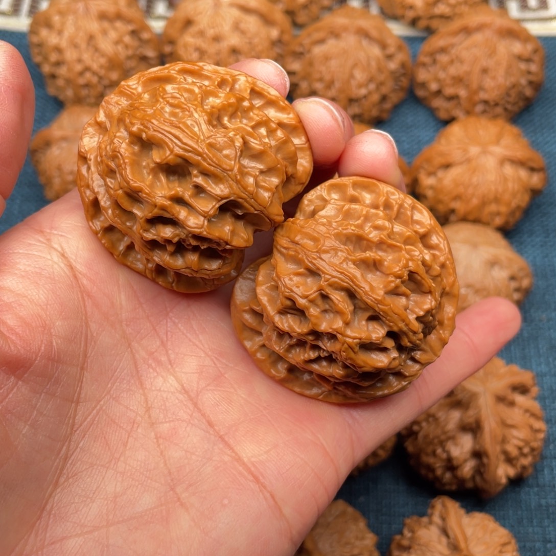 文玩核桃把件43全品毕业苹果