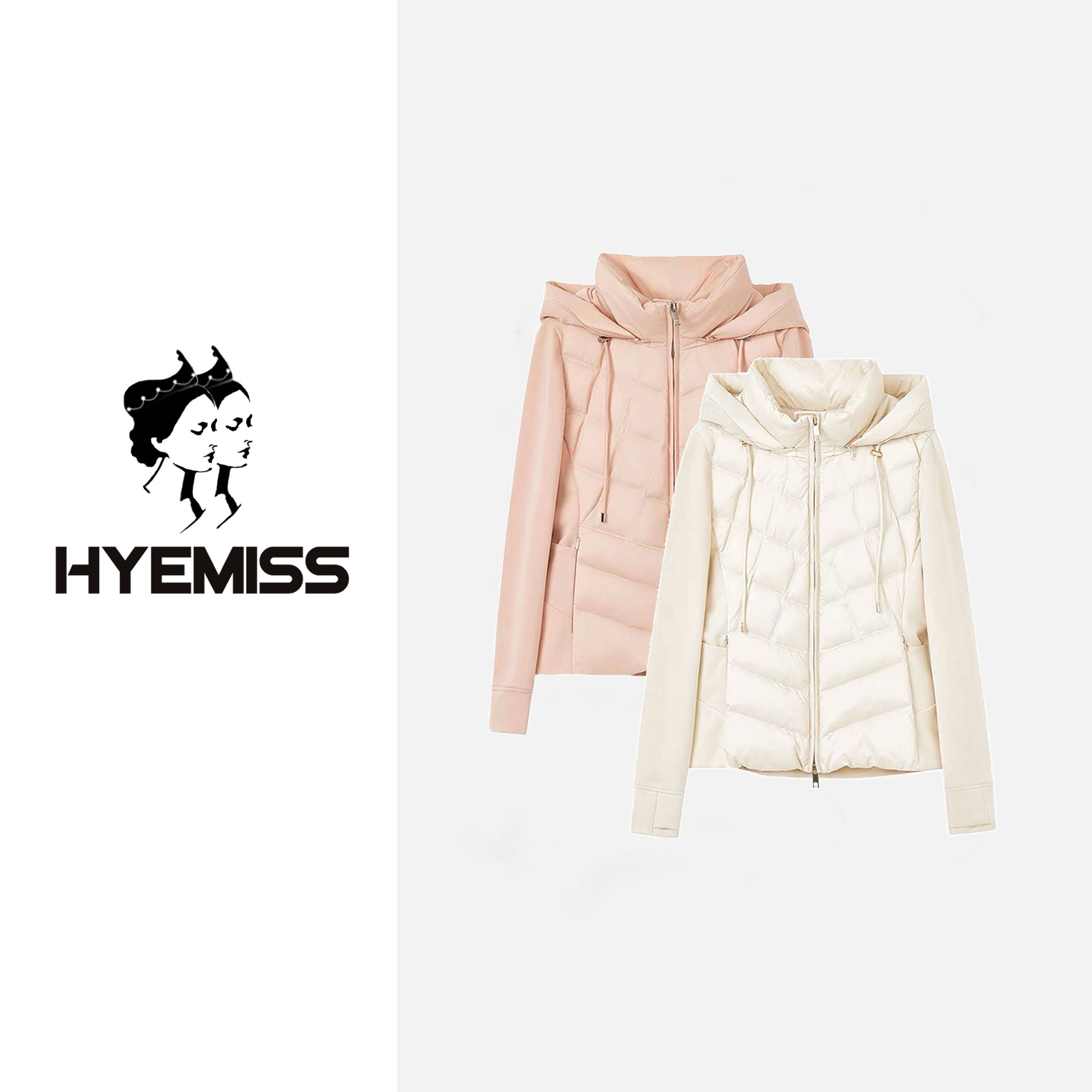 立领连帽轻薄舒适保暖时尚百搭针织短款款羽绒服DW250276