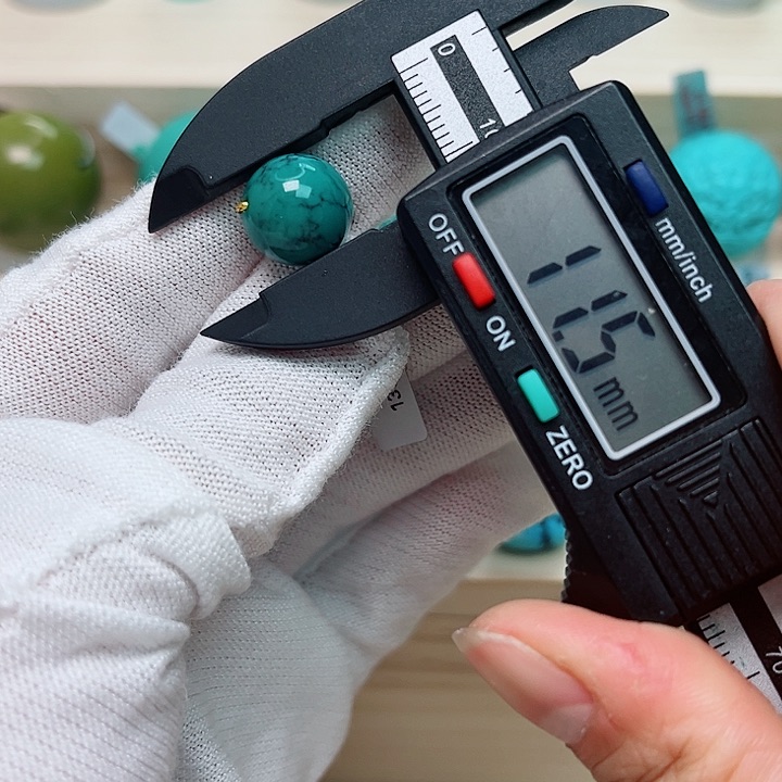 绿松石圆珠未镶嵌